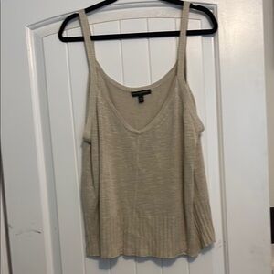 Banana Republic Tan Ribbed Camisole Sleeveless Top
